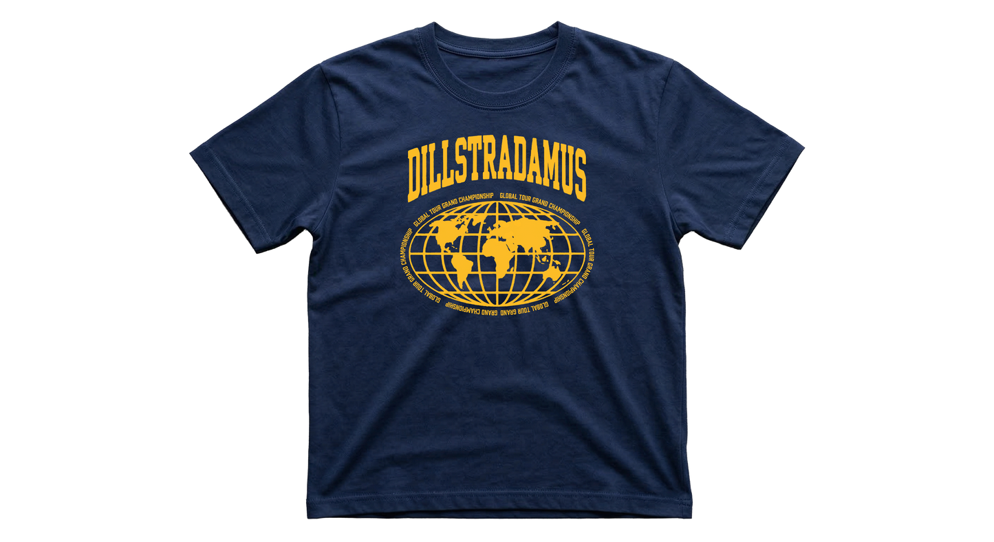 DILLSTRADAMUS -  BLUE GLOBAL WORLD TOUR TEE