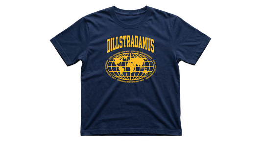 DILLSTRADAMUS -  BLUE GLOBAL WORLD TOUR TEE